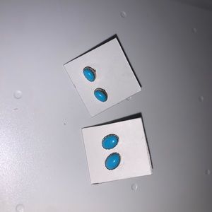 Real sterling silver earring. Authentic native American.